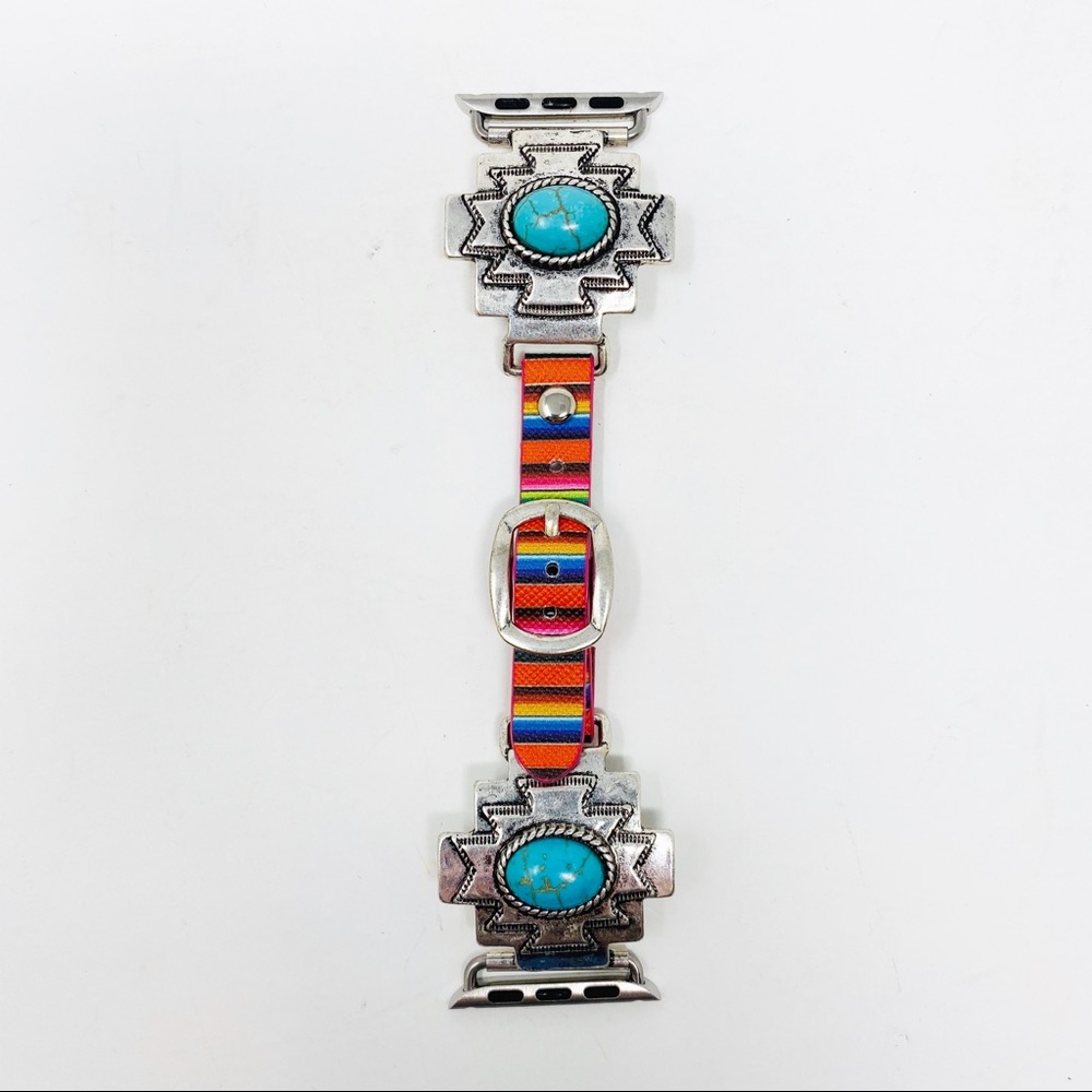 Western Aztec Apple Watch Band - Serape - Picture 2 of 6